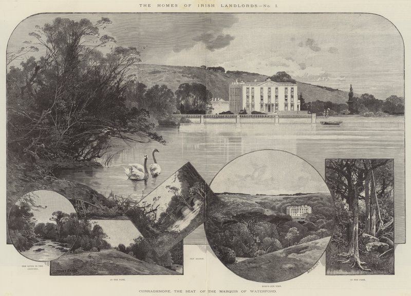 Curraghmore, Waterfordin markiisin istuin tekijältä Charles Auguste Loye