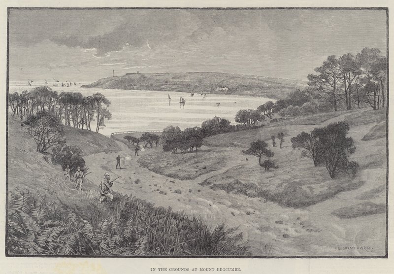 Mount Edgcumben puistoalueella tekijältä Charles Auguste Loye