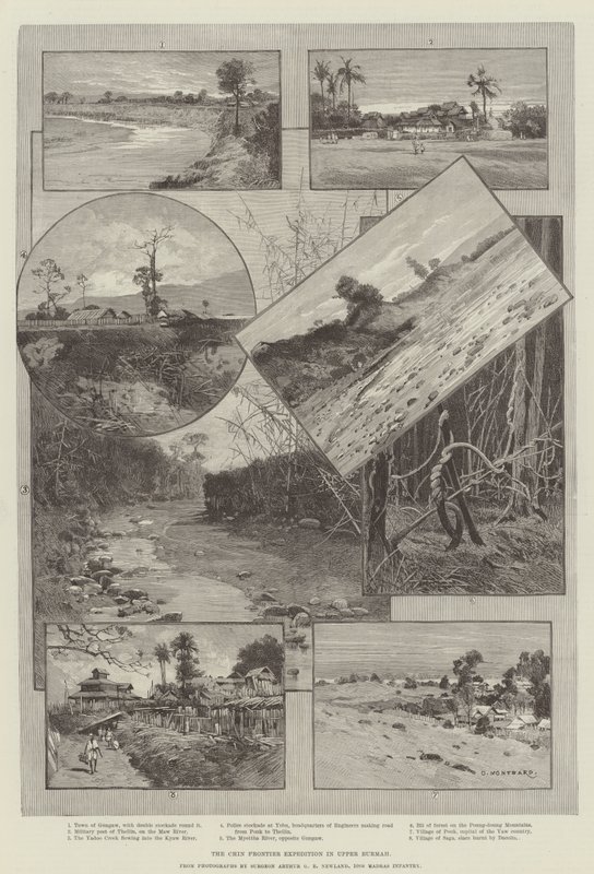 Chin Frontier Expedition Ylä-Burmassa tekijältä Charles Auguste Loye