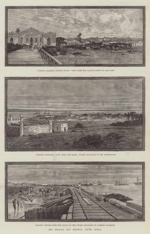 Delagoa Bay Railway, Etelä-Afrikka tekijältä Charles Auguste Loye