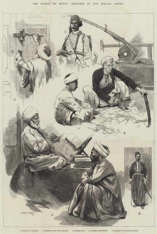 Egyptin kansa tekijältä Charles Auguste Loye