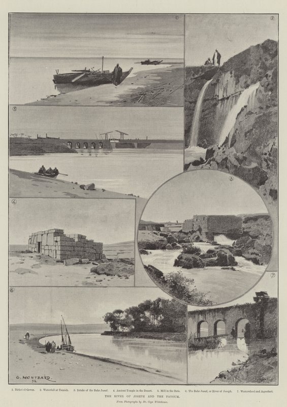 Joosefin joki ja Fayoum tekijältä Charles Auguste Loye