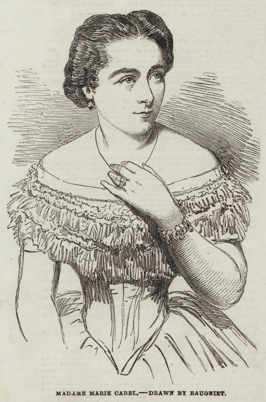 Rouva Marie Cabel tekijältä Charles Baugniet