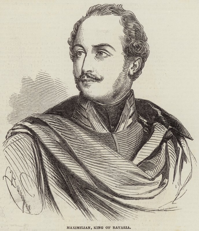Maximilian, Baijerin kuningas tekijältä Charles Baugniet