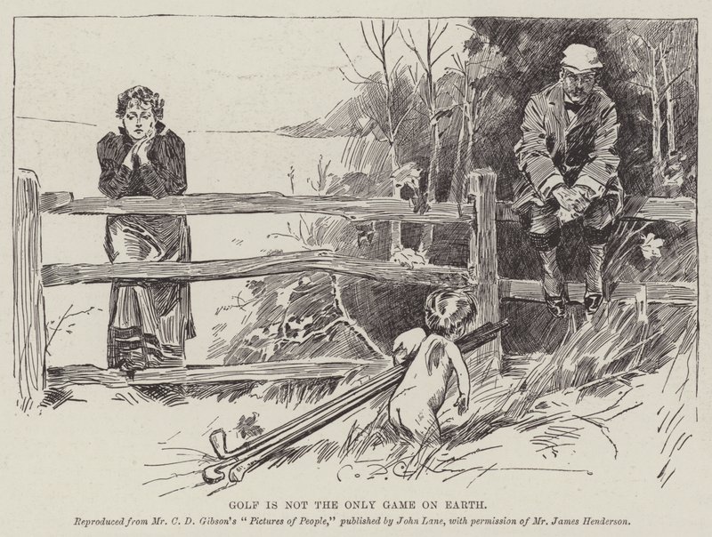 Golf ei ole ainoa peli maan päällä tekijältä Charles Dana Gibson