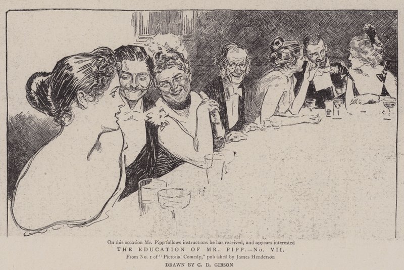 Herra Pippin koulutus, nro VII tekijältä Charles Dana Gibson
