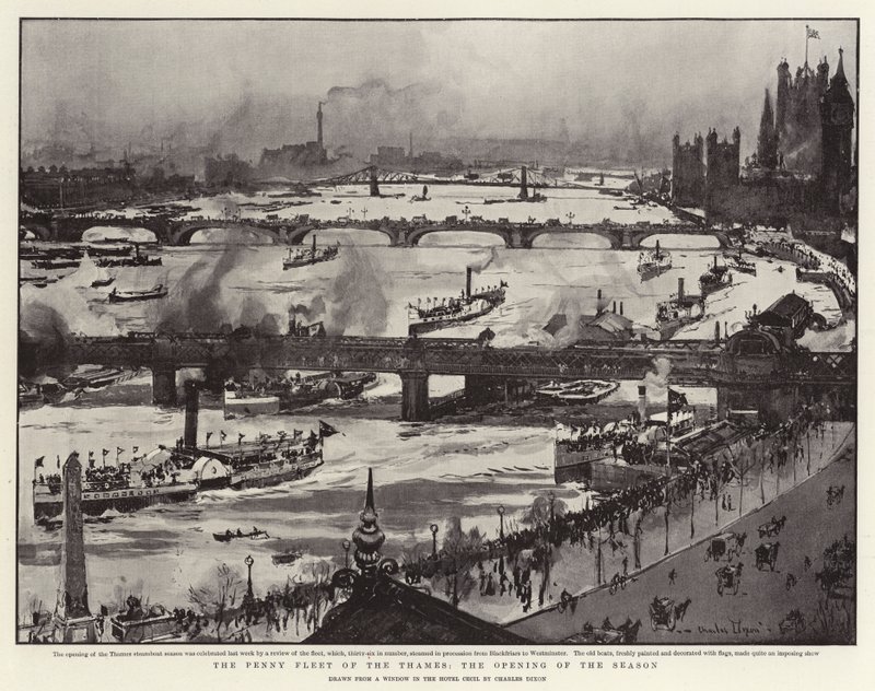Thamesin Penny Fleet, kauden avaus tekijältä Charles Edward Dixon