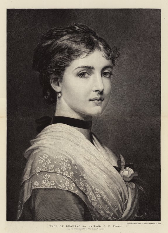 Kauneuden tyyppi, nro XVII tekijältä Charles Edward Perugini