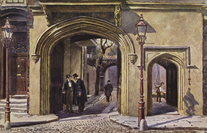 Sisäänkäynti Charterhouseen tekijältä Charles Edwin Flower