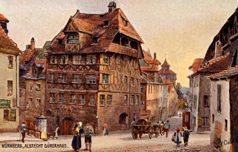 Nürnberg, Albrecht Durerin talo tekijältä Charles Edwin Flower