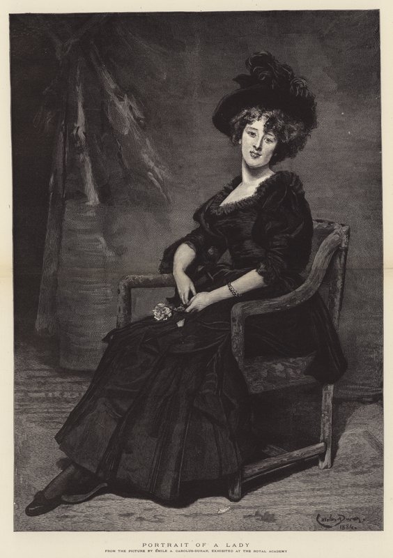 Naisen muotokuva tekijältä Charles Emile Auguste Carolus Duran