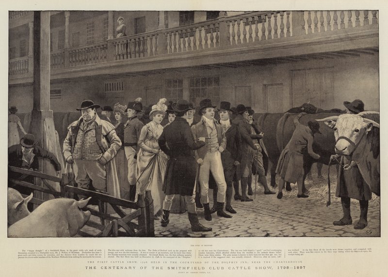 Smithfield Clubin karjanäyttelyn satavuotisjuhla, 1798-1897 tekijältä Charles Green