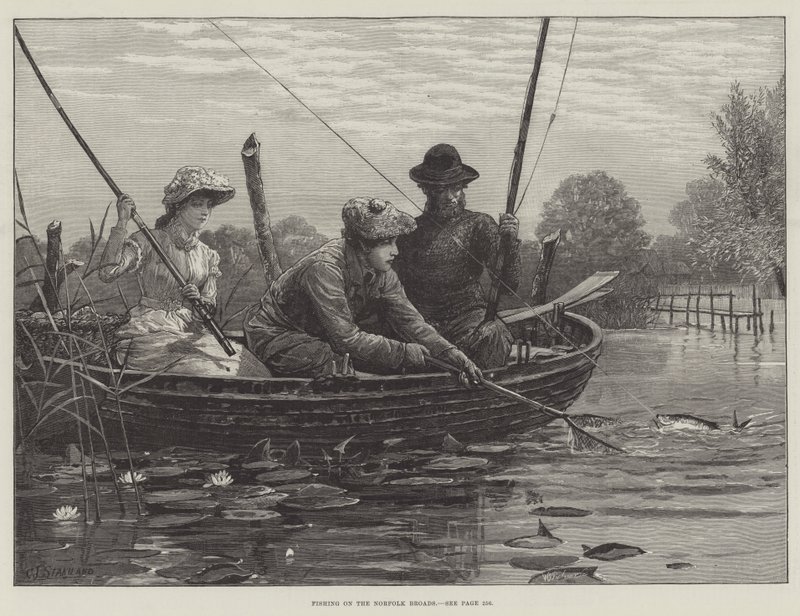 Kalastus Norfolk Broadsilla tekijältä Charles J. Staniland