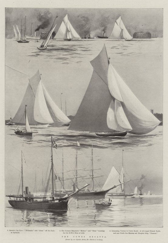 Cowes Regatta tekijältä Charles John de Lacy