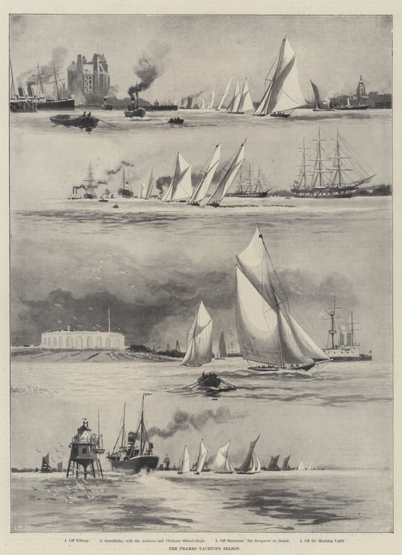 Thamesin purjehduskausi tekijältä Charles John de Lacy