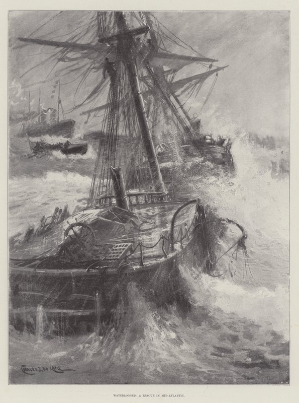 Waterlogged, pelastus Keski-Atlantilla tekijältä Charles John de Lacy