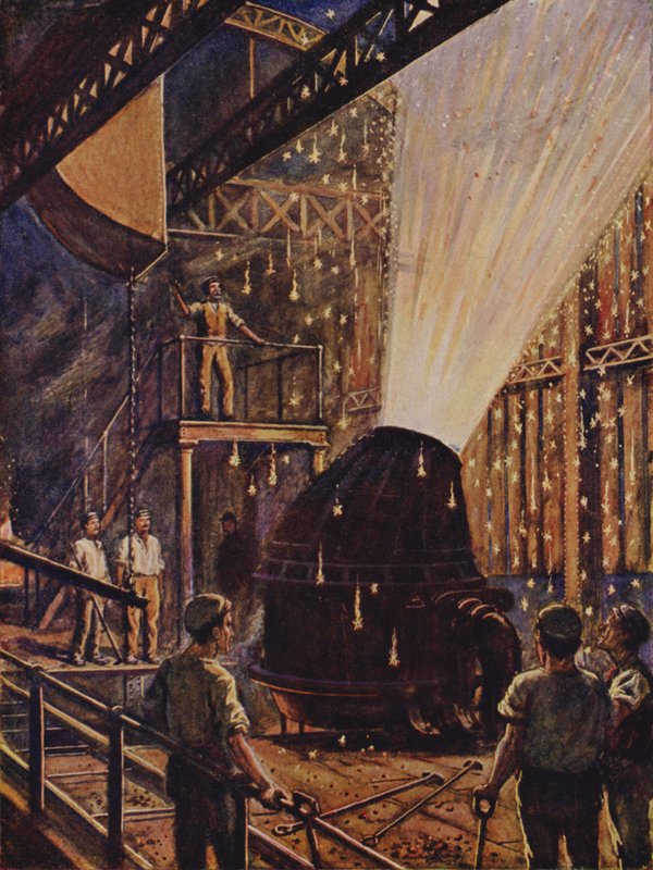 Bessemer-muunnin tekijältä Charles John de after Lacy