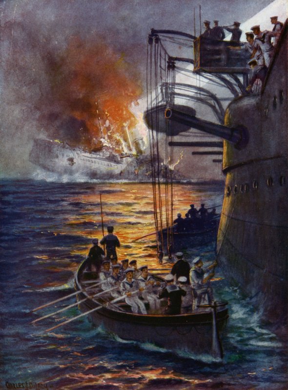 Leipzigin uppoaminen tekijältä Charles John de after Lacy