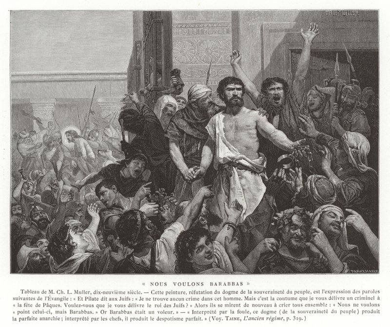 Haluamme Barabbaan tekijältä Charles Louis Lucien Muller