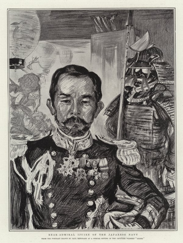Japanin laivaston kontra-amiraali Ijuien tekijältä Charles Paul Renouard