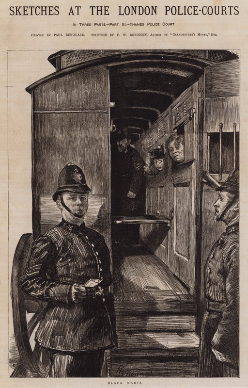 Luonnokset Lontoon poliisituomioistuimissa tekijältä Charles Paul Renouard