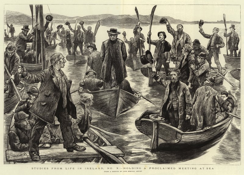 Studies from Life in Ireland, No X, Proclaimed Meeting at Sea tekijältä Charles Paul Renouard