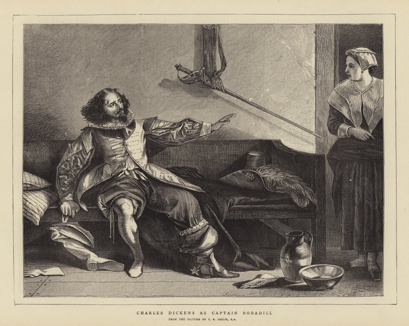 Charles Dickens kapteeni Bobadillina tekijältä Charles Robert Leslie
