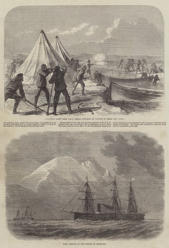 Maanmittausjuhlat Tierra del Fuegossa tekijältä Sir John Charles Robinson