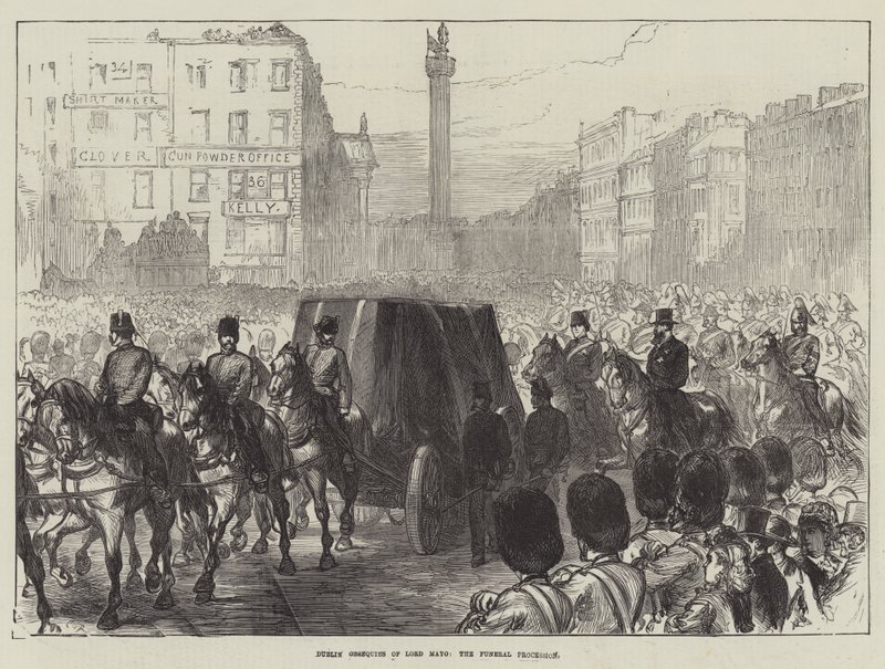 Lord Mayon Dublin Obsequies, hautajaiskulkue tekijältä Sir John Charles Robinson