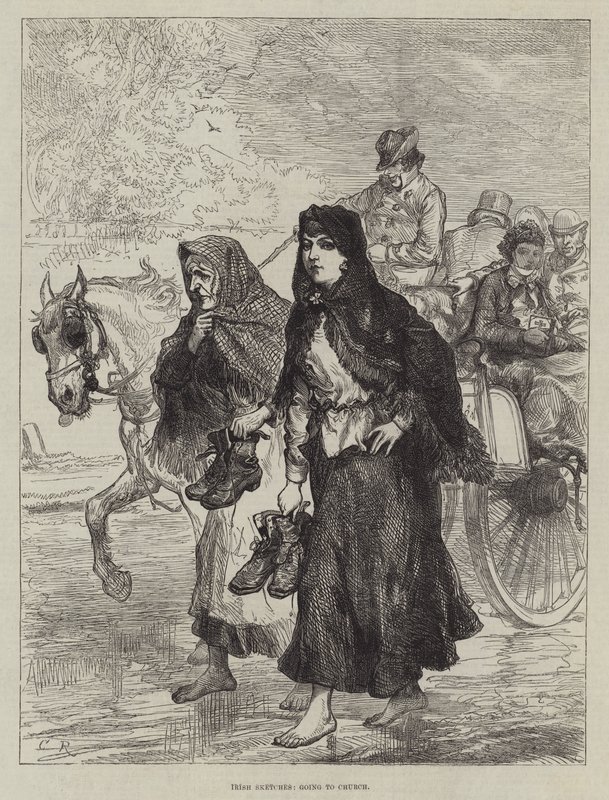 Irish Sketches, menossa kirkkoon tekijältä Sir John Charles Robinson
