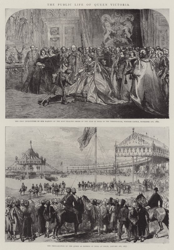 Kuningatar Victorian julkinen elämä tekijältä Sir John Charles Robinson