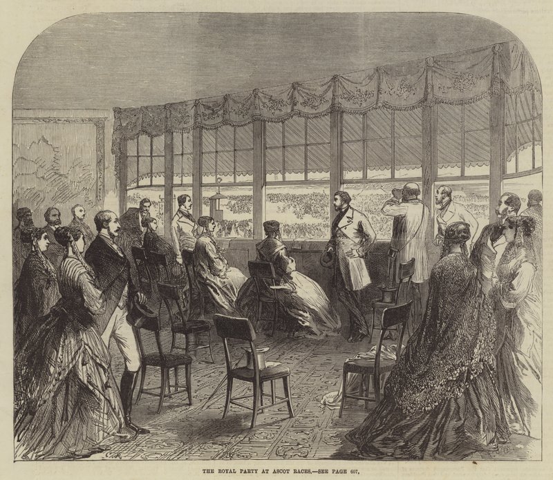 Kuninkaalliset juhlat Ascot Racesissa tekijältä Sir John Charles Robinson