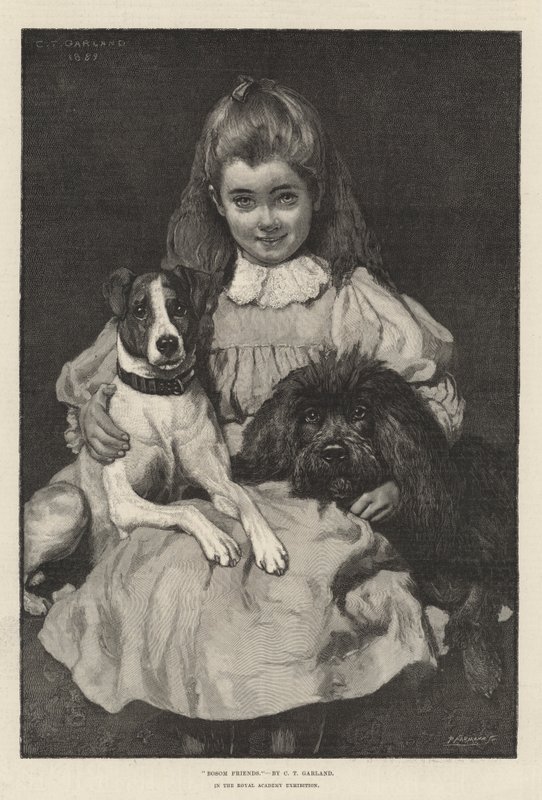 Bosom Friends Royal Academy -näyttelyssä tekijältä Charles Trevor Garland