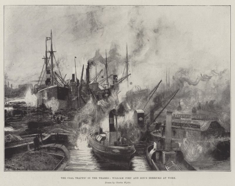 The Coal Traffic in Thames, William Cory ja Son