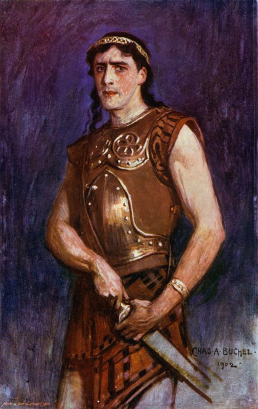 Telemachus, herra Gerald Lawrence (väri litho) tekijältä Charles A. Buchel