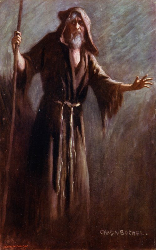 Ulysses, herra Tree, näytös III, kohtaus 2 (värilitho) tekijältä Charles A. Buchel