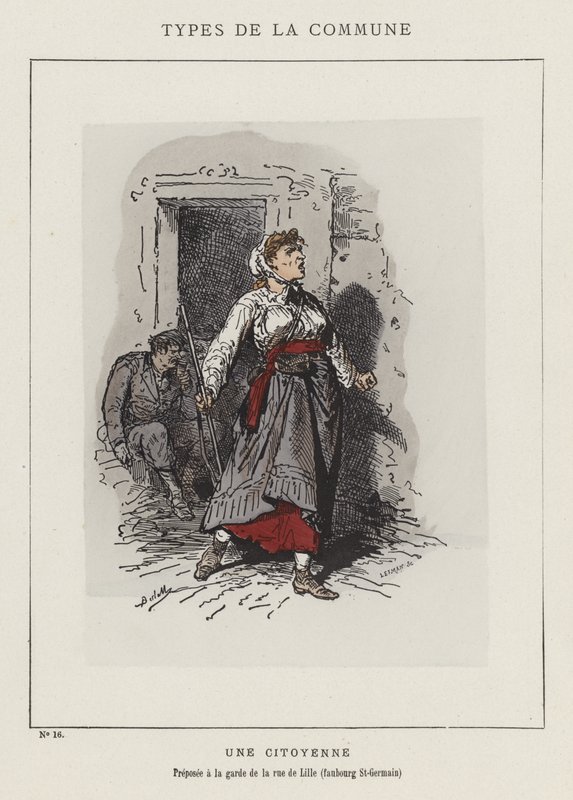 A Citizen, Preposee a la garde de la rue de Lille, faubourg St-Germain tekijältä Charles Albert d Arnoux Bertall