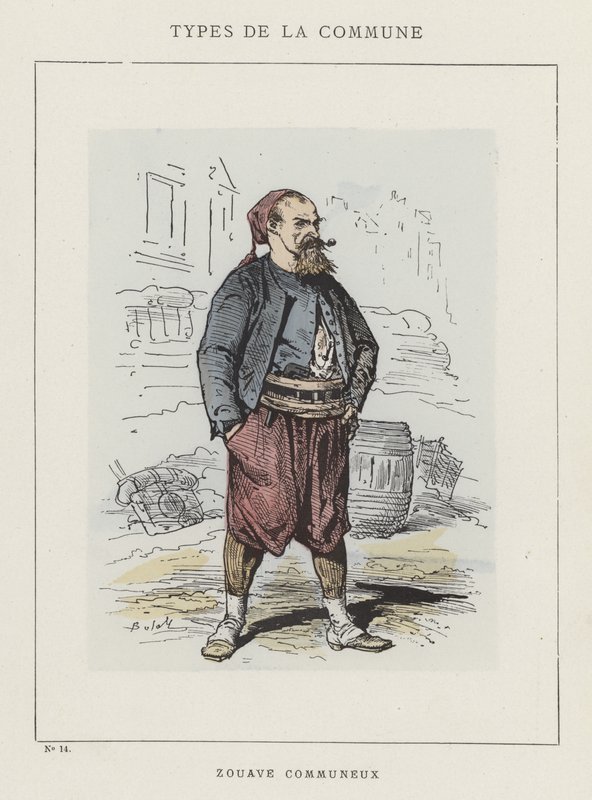 Zouave Communeux tekijältä Charles Albert d Arnoux Bertall