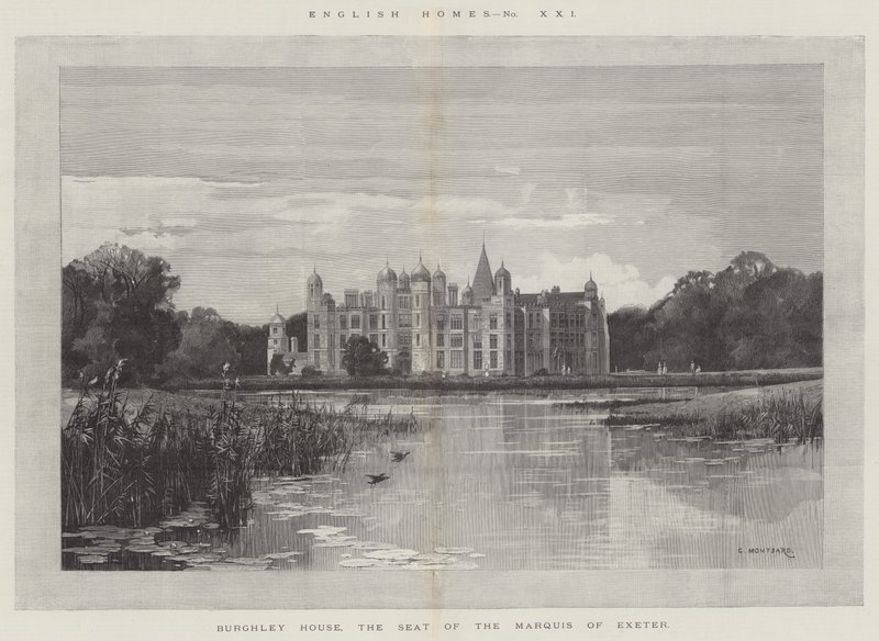Burghley House, Exeterin markiisin kotipaikka tekijältä Charles Auguste Loye