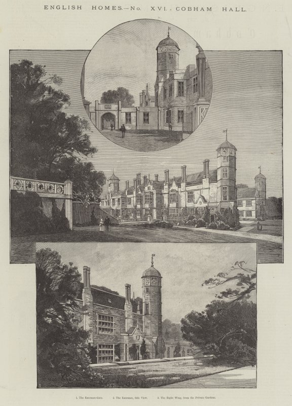 Cobham Hall tekijältä Charles Auguste Loye