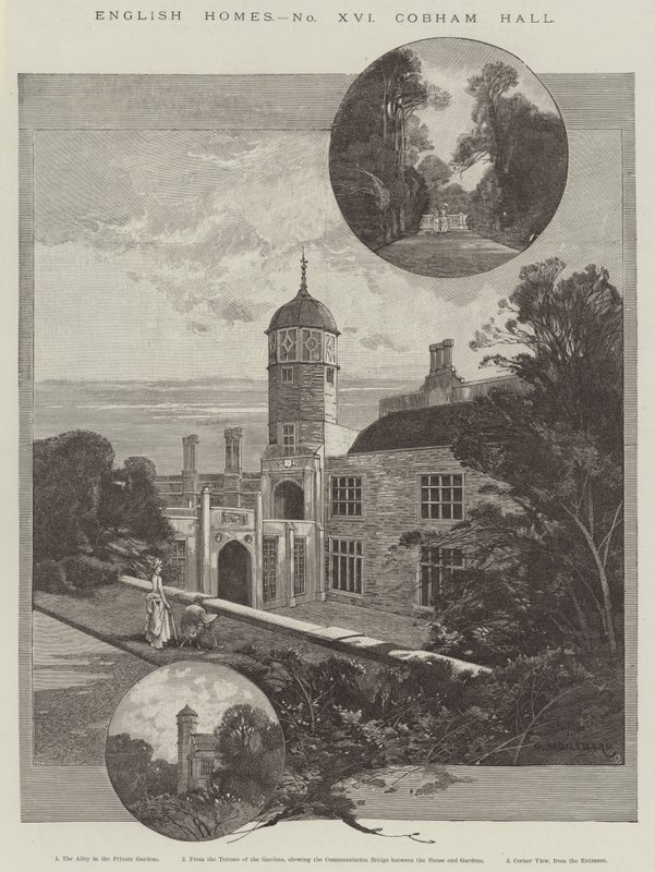 Cobham Hall tekijältä Charles Auguste Loye