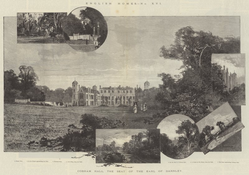 Cobham Hall, Darnleyn jaarlin istuin tekijältä Charles Auguste Loye