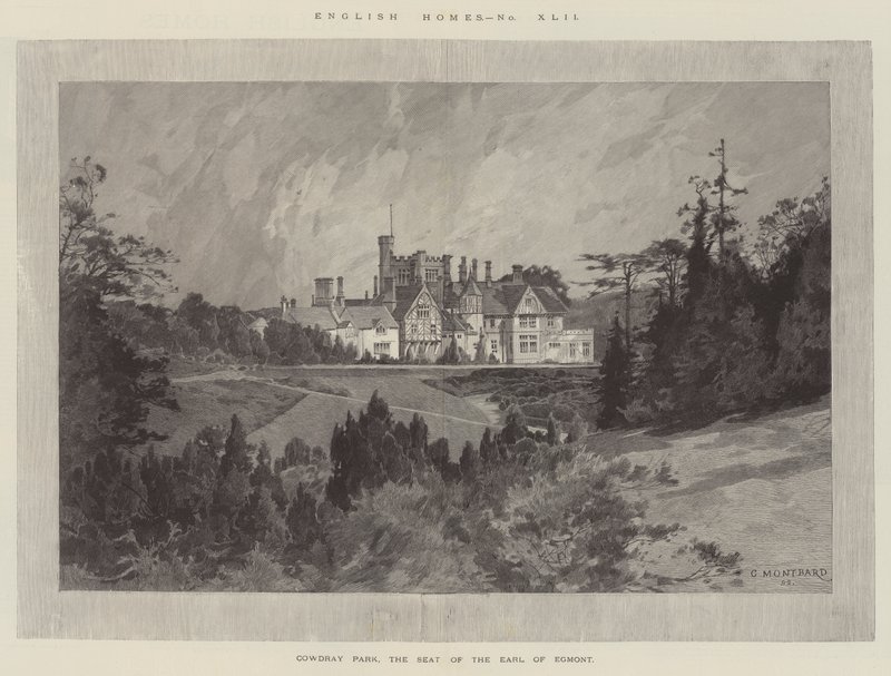 Cowdray Park, Egmontin jaarlin kotipaikka tekijältä Charles Auguste Loye