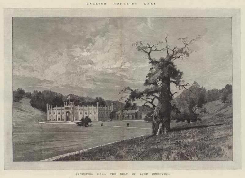 Donington Hall, Lord Doningtonin kotipaikka tekijältä Charles Auguste Loye