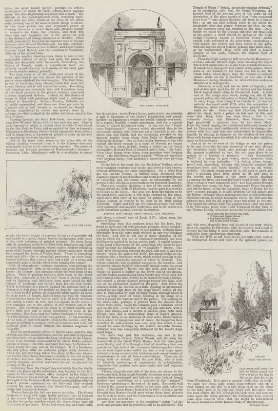 Englantilainen koti, Blenheim tekijältä Charles Auguste Loye