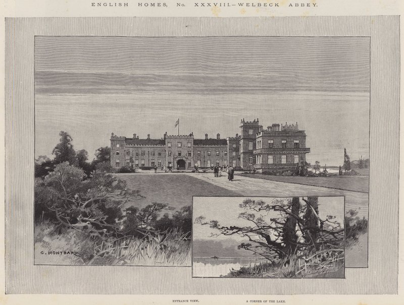 English Homes, Welbeck Abbey tekijältä Charles Auguste Loye