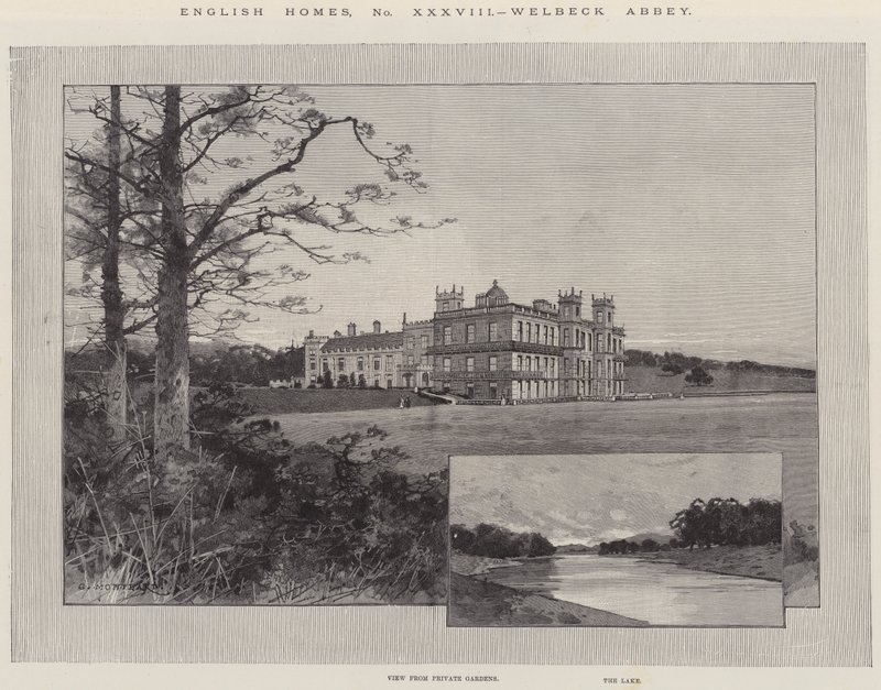 English Homes, Welbeck Abbey tekijältä Charles Auguste Loye