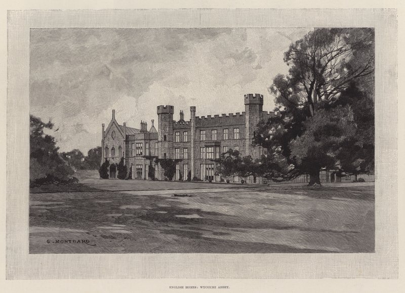 English Homes, Wycombe Abbey tekijältä Charles Auguste Loye