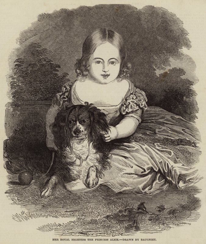 Hänen kuninkaallinen korkeutensa prinsessa Alice tekijältä Charles Baugniet