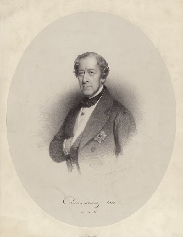 William George Spencer Cavendish, Devonshiren kuudes herttua tekijältä Charles Baugniet